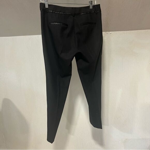 Revolve Vince Charcoal Gray Black Tuxedo Stripe slim straight skinny Pants - Picture 7 of 10